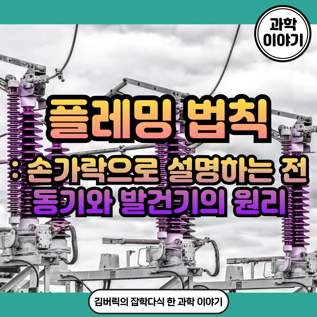 플레밍 왼손법칙과 플레밍 오른손법칙