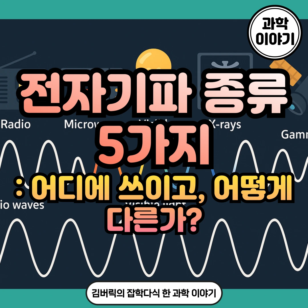 전자기파 종류 5가지