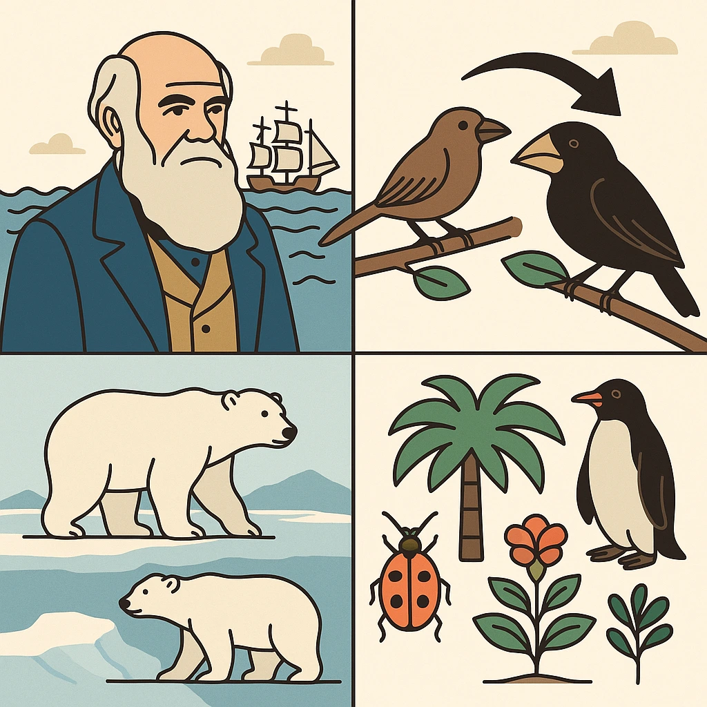 찰스 다윈의 종의 기원으로 본 진화론과 생물다양성