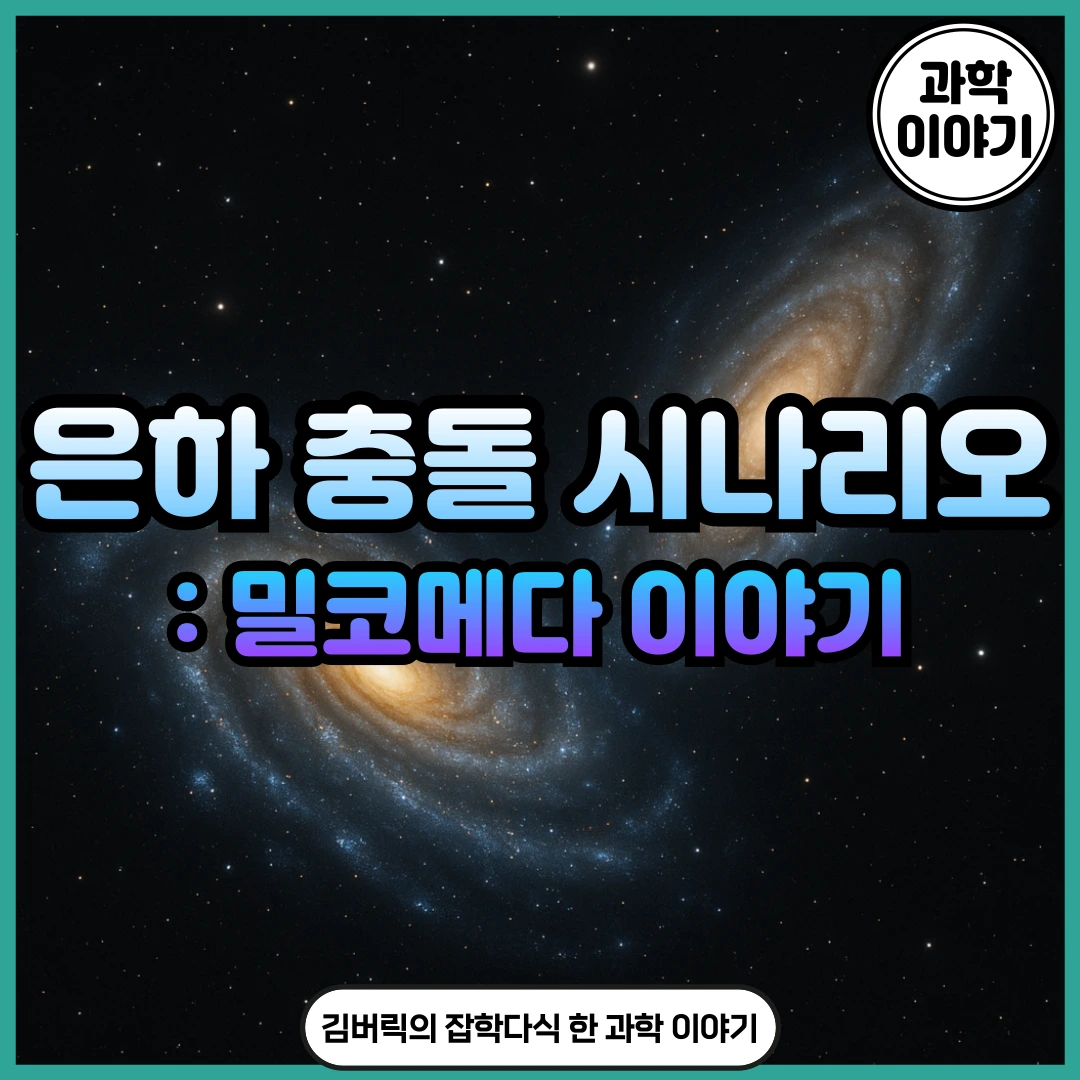 은하 충돌 시나리오 밀코메다