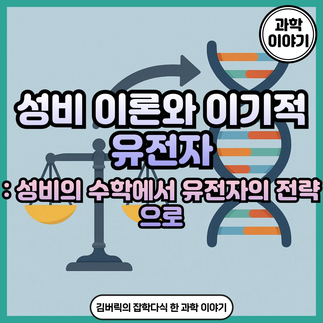 피셔의 원리와 도킨스의 이기적 유전자